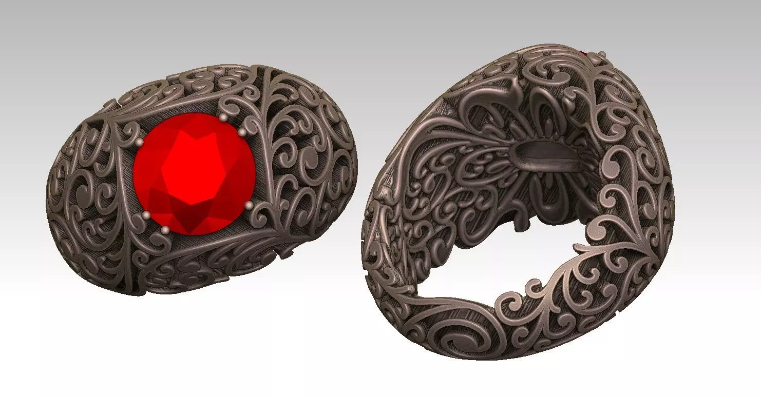 Queen RING 3D print model_20