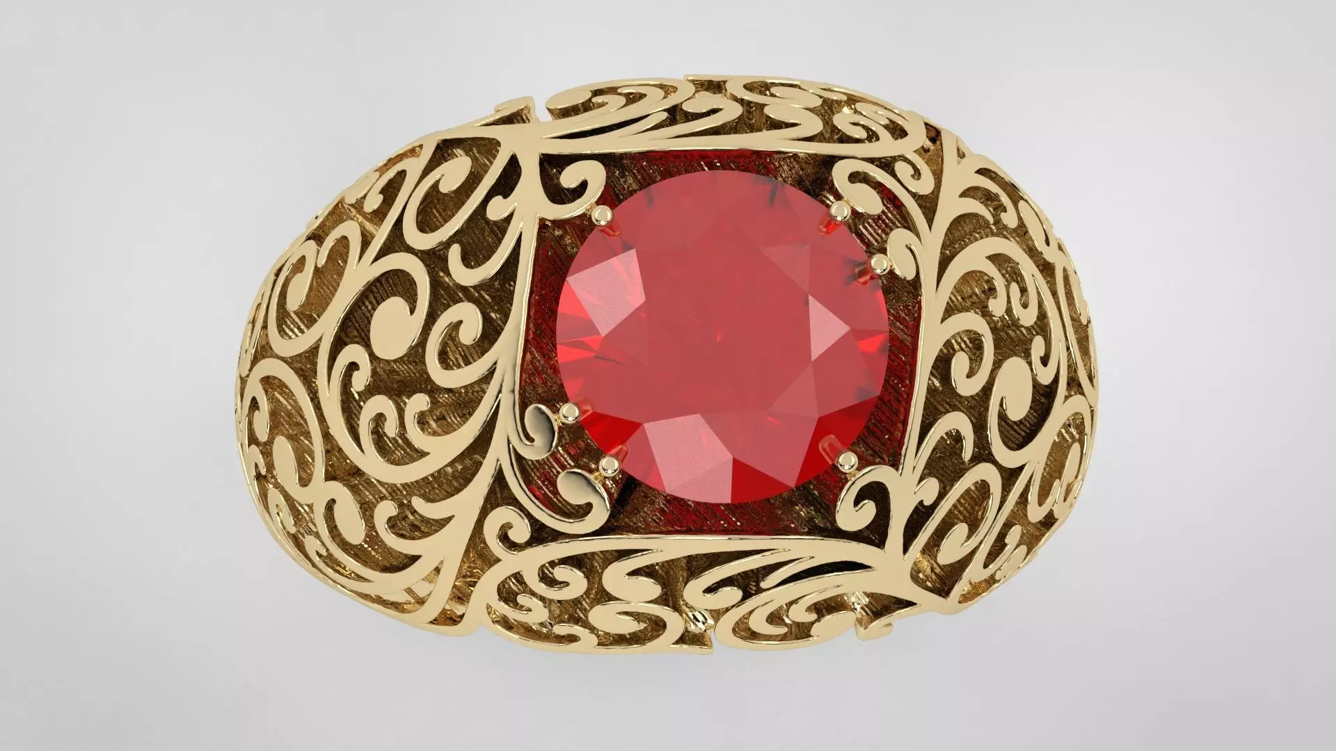 Queen RING 3D print model_16