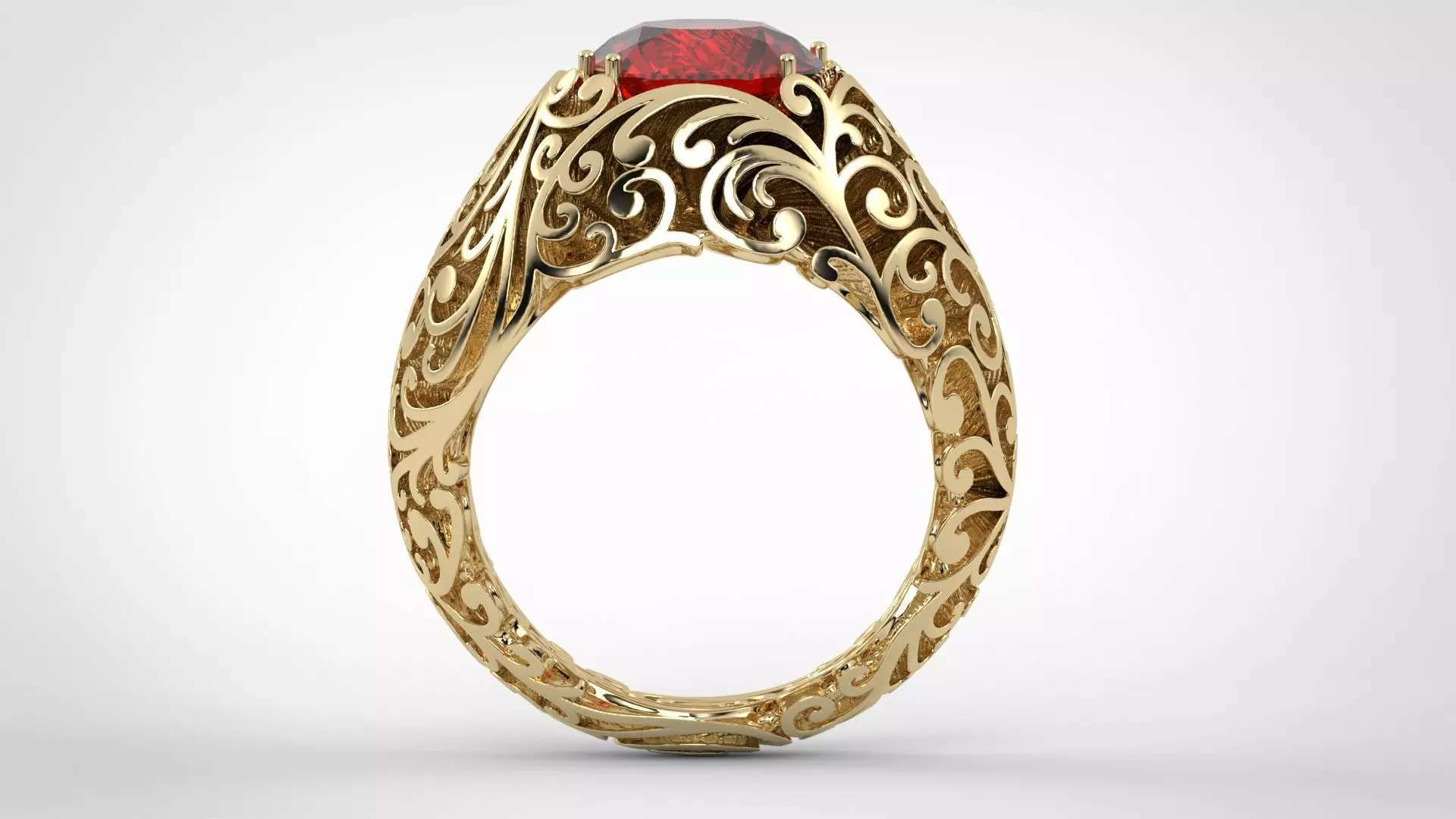 Queen RING 3D print model_18