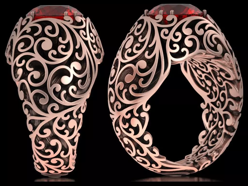 Queen RING 3D print model_2