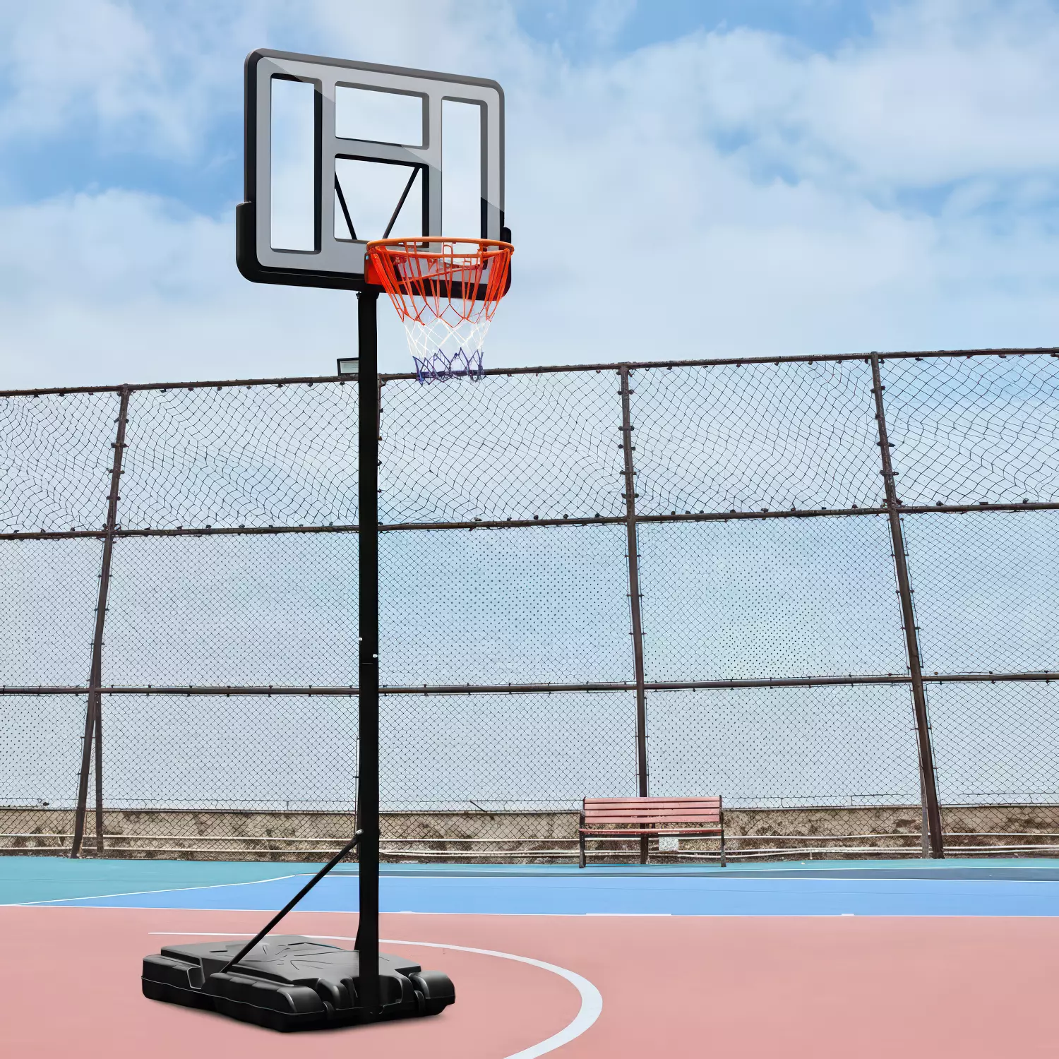 Portable Basketball Hoop 3D model_1