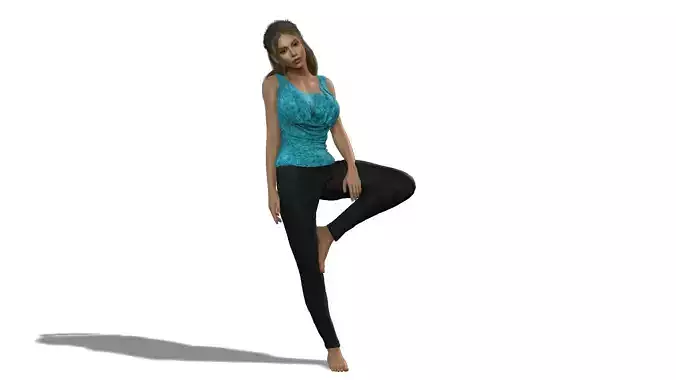 3D Woman Character Ready for Animation and Games 3D model 3D Woman Character Ready for Animation and Games 3D model