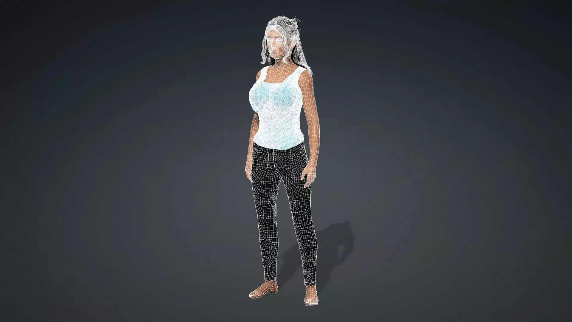 3D Woman Character Ready for Animation and Games 3D model_21