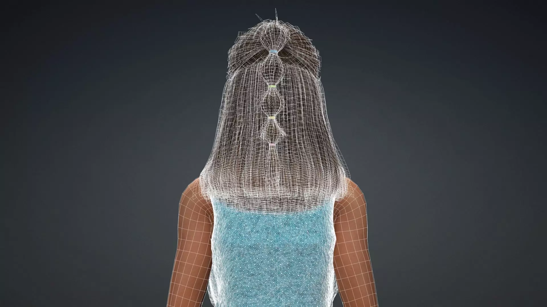 3D Woman Character Ready for Animation and Games 3D model_16