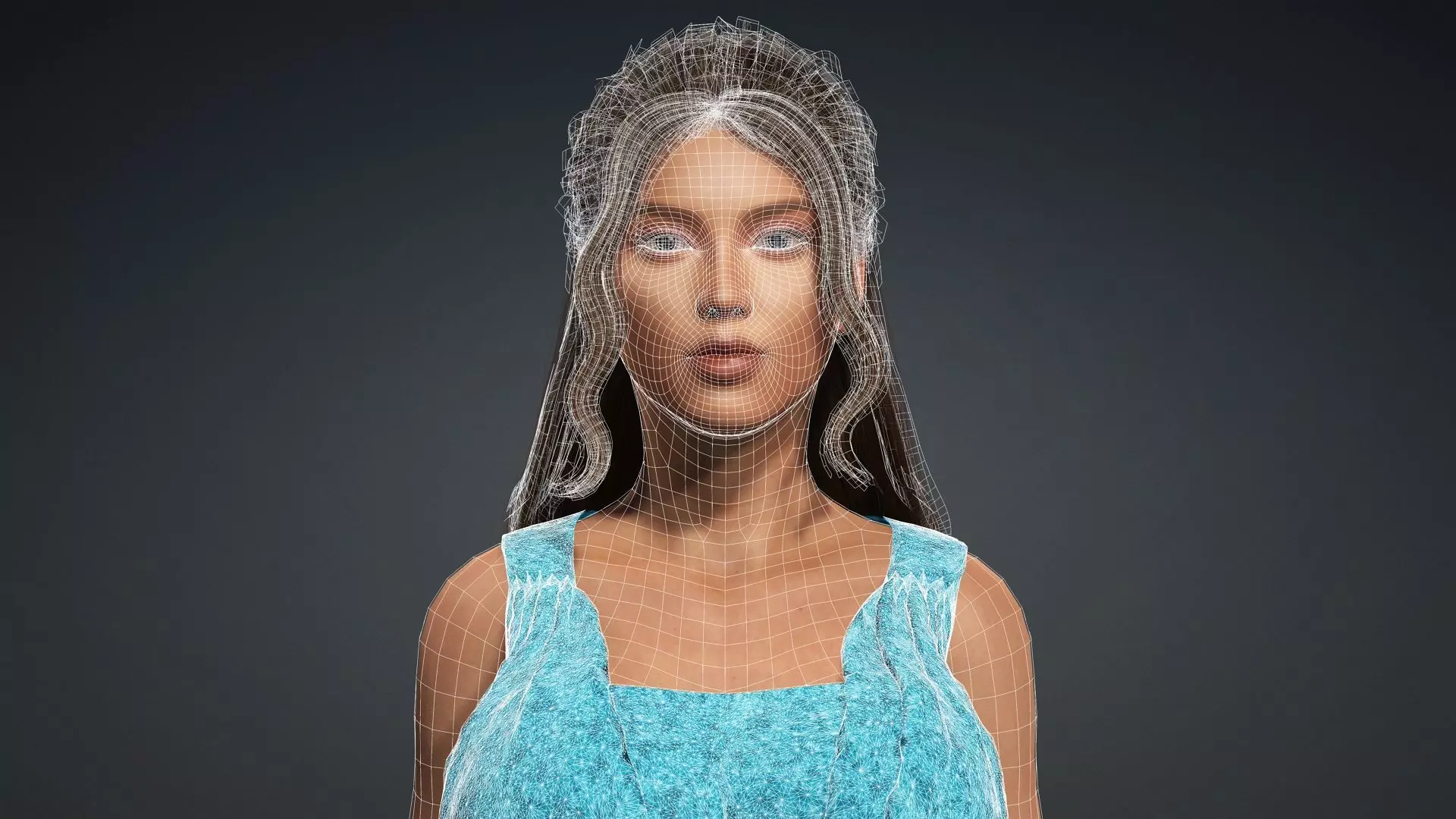 3D Woman Character Ready for Animation and Games 3D model_17