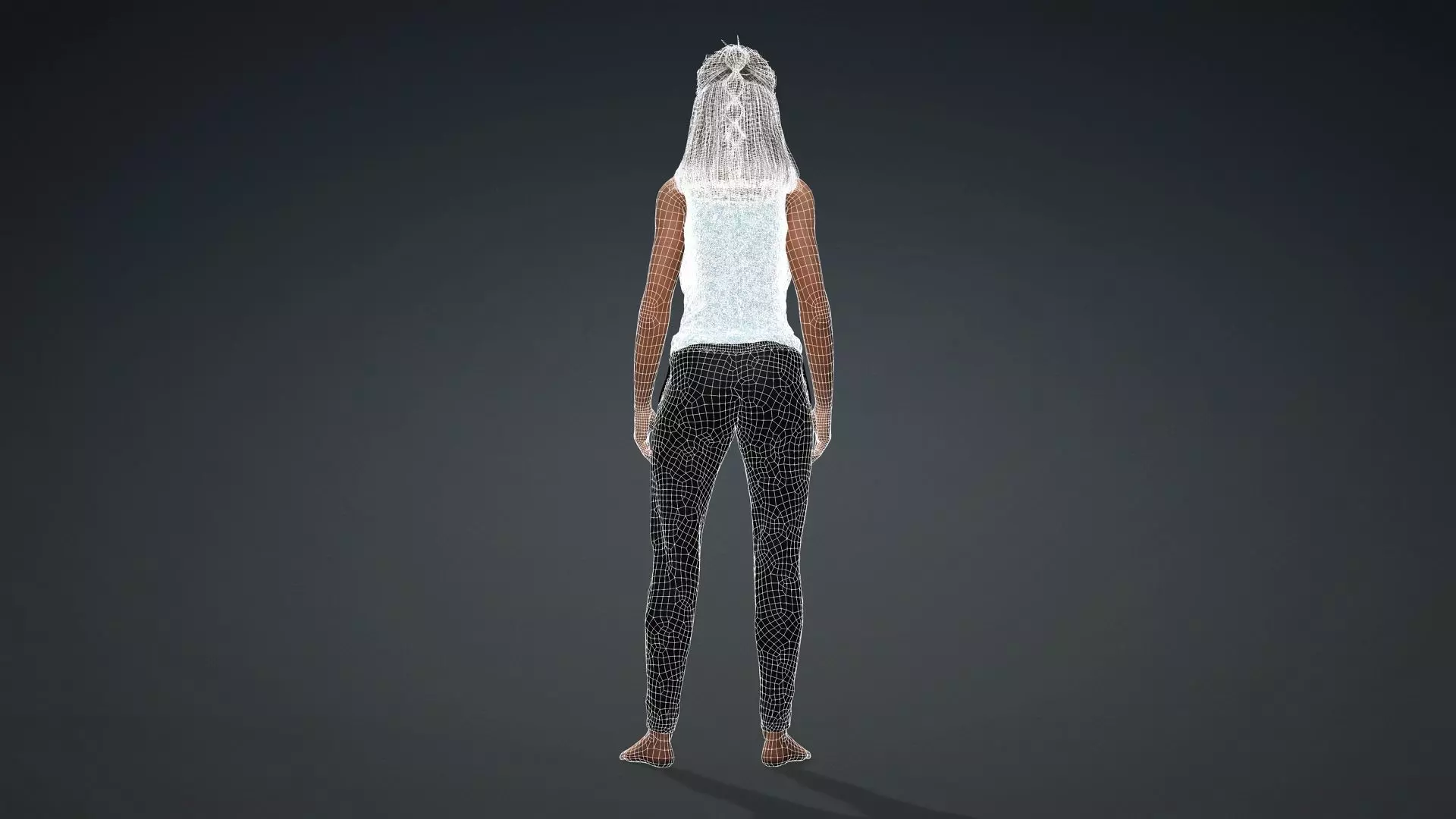 3D Woman Character Ready for Animation and Games 3D model_15