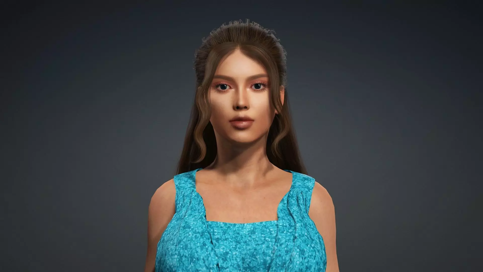 3D Woman Character Ready for Animation and Games 3D model_7
