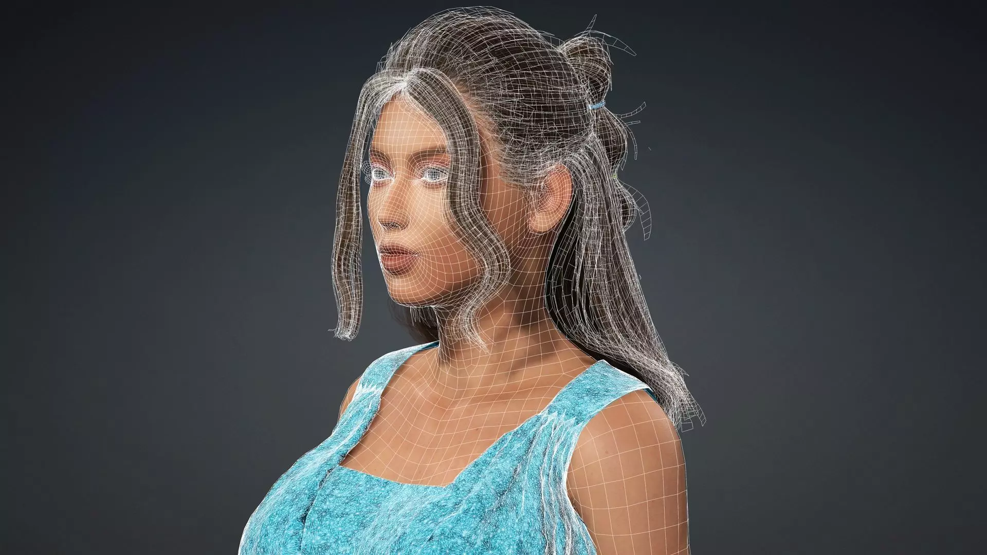 3D Woman Character Ready for Animation and Games 3D model_19