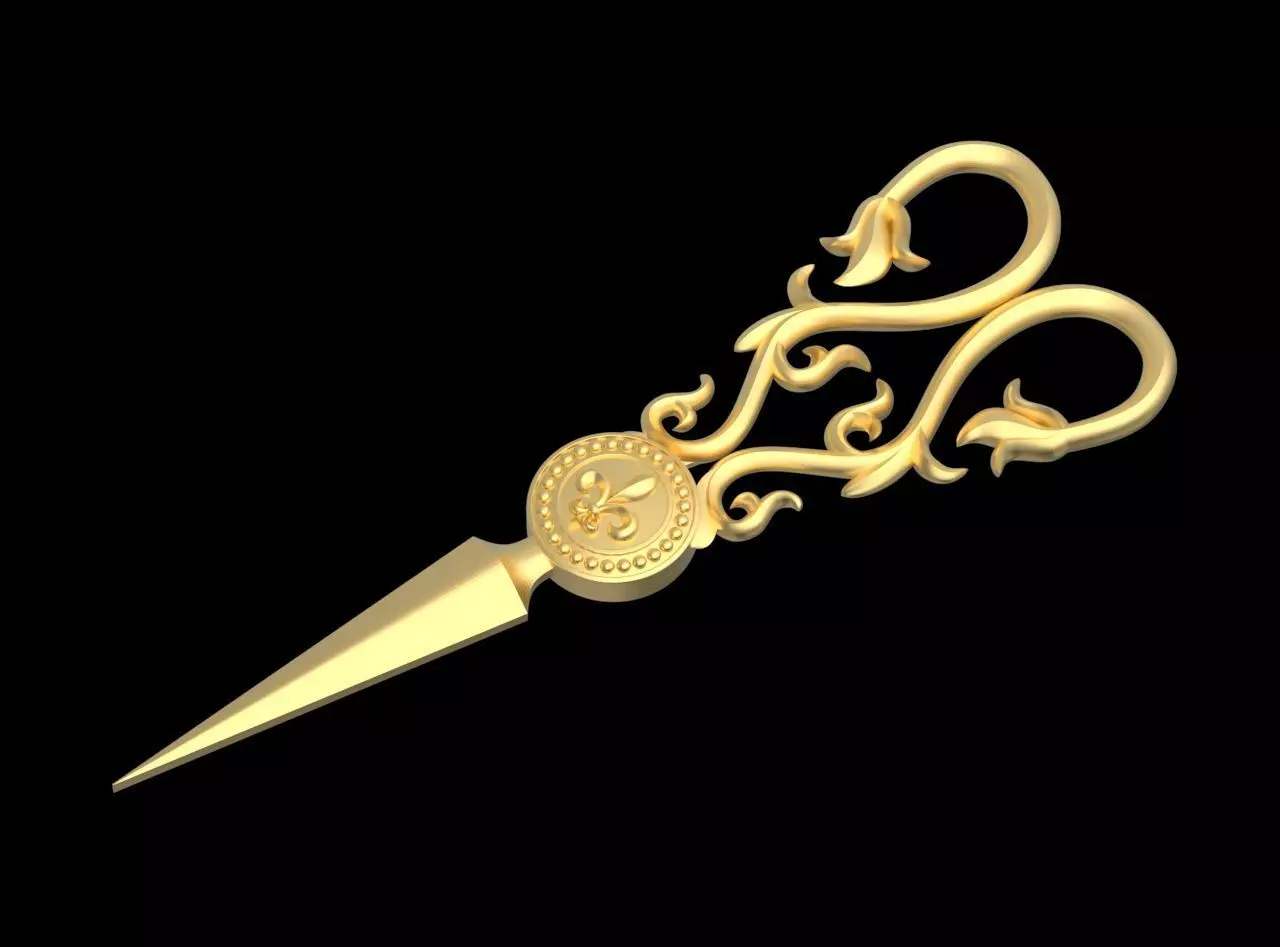 Scissors 3D print model_42