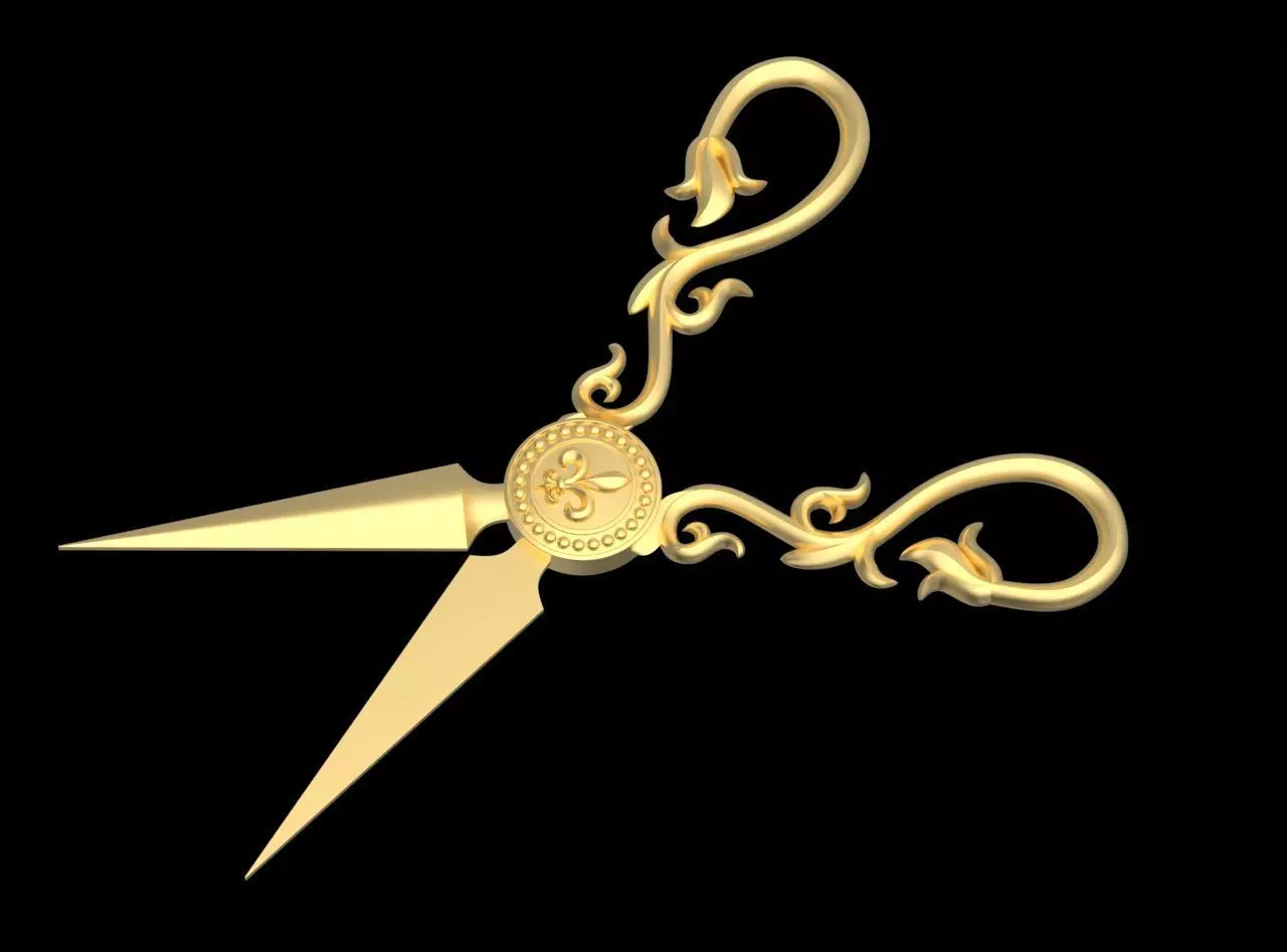 Scissors 3D print model_44