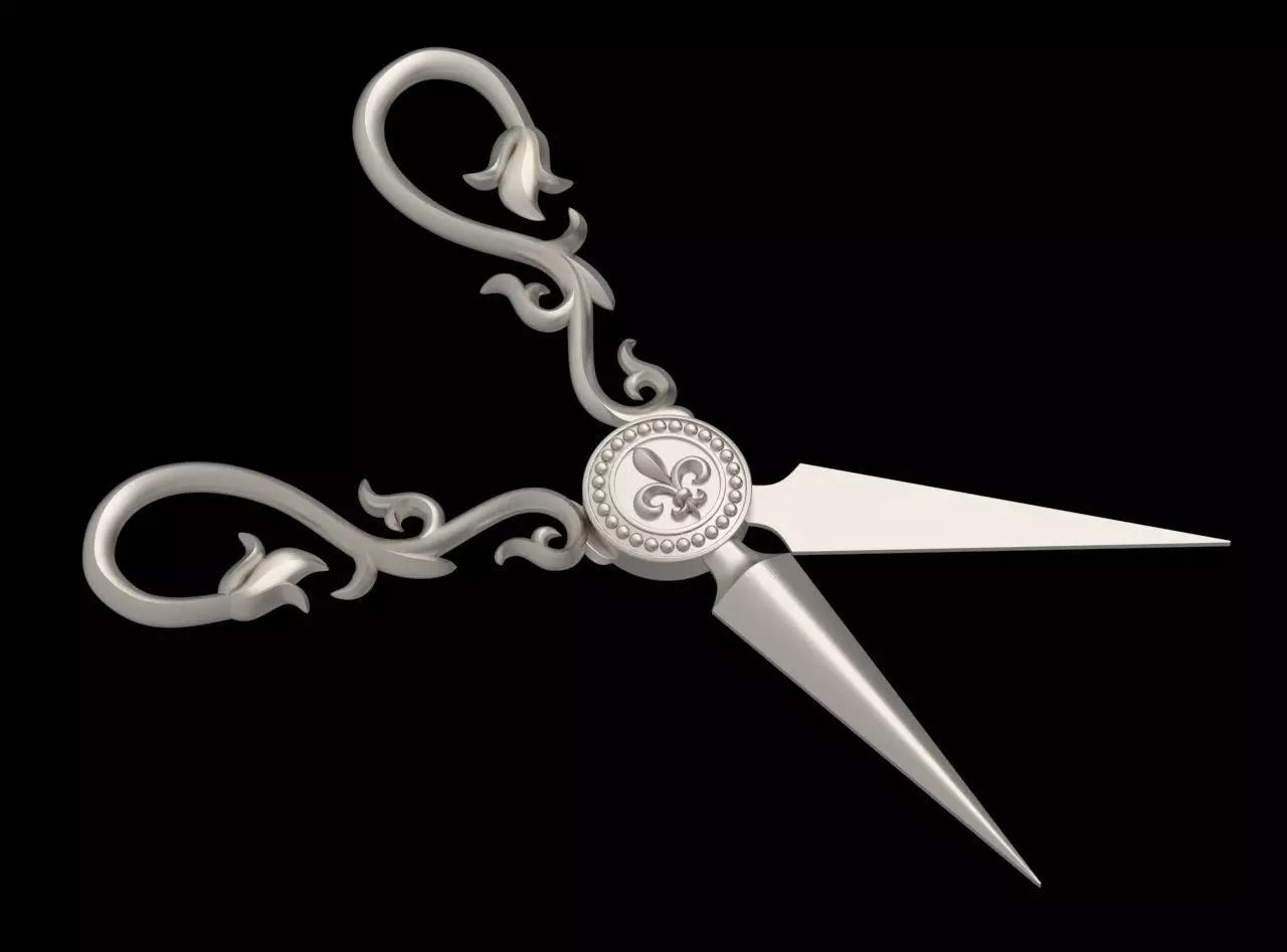 Scissors 3D print model_33