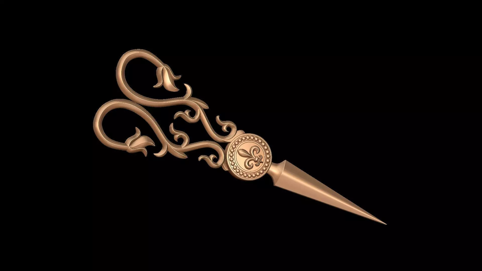 Scissors 3D print model_27