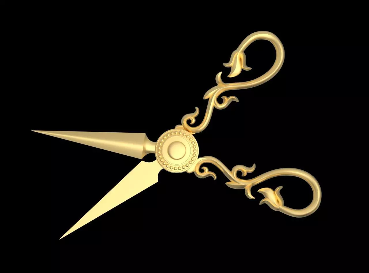Scissors 3D print model_6