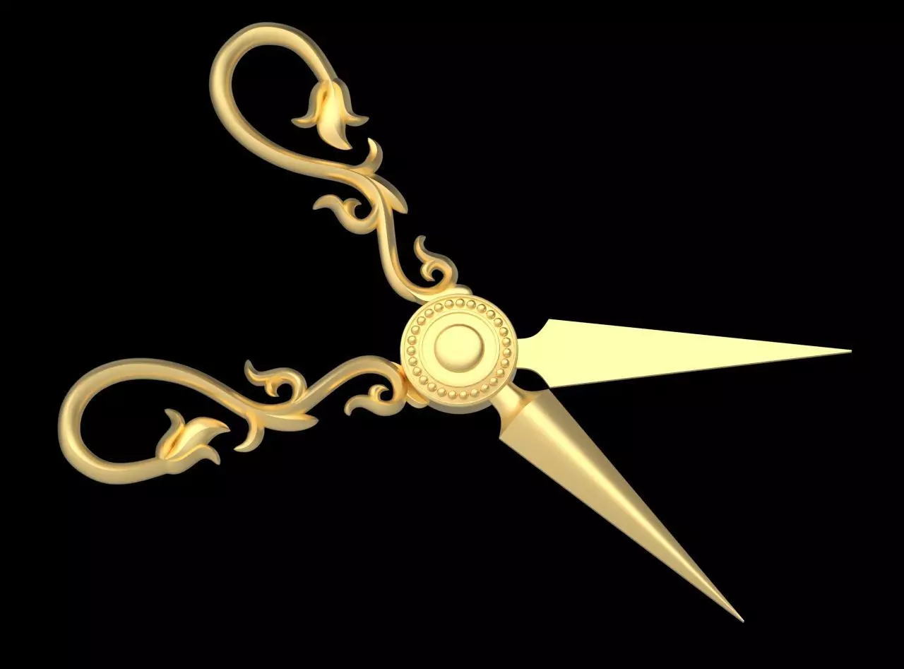 Scissors 3D print model_46