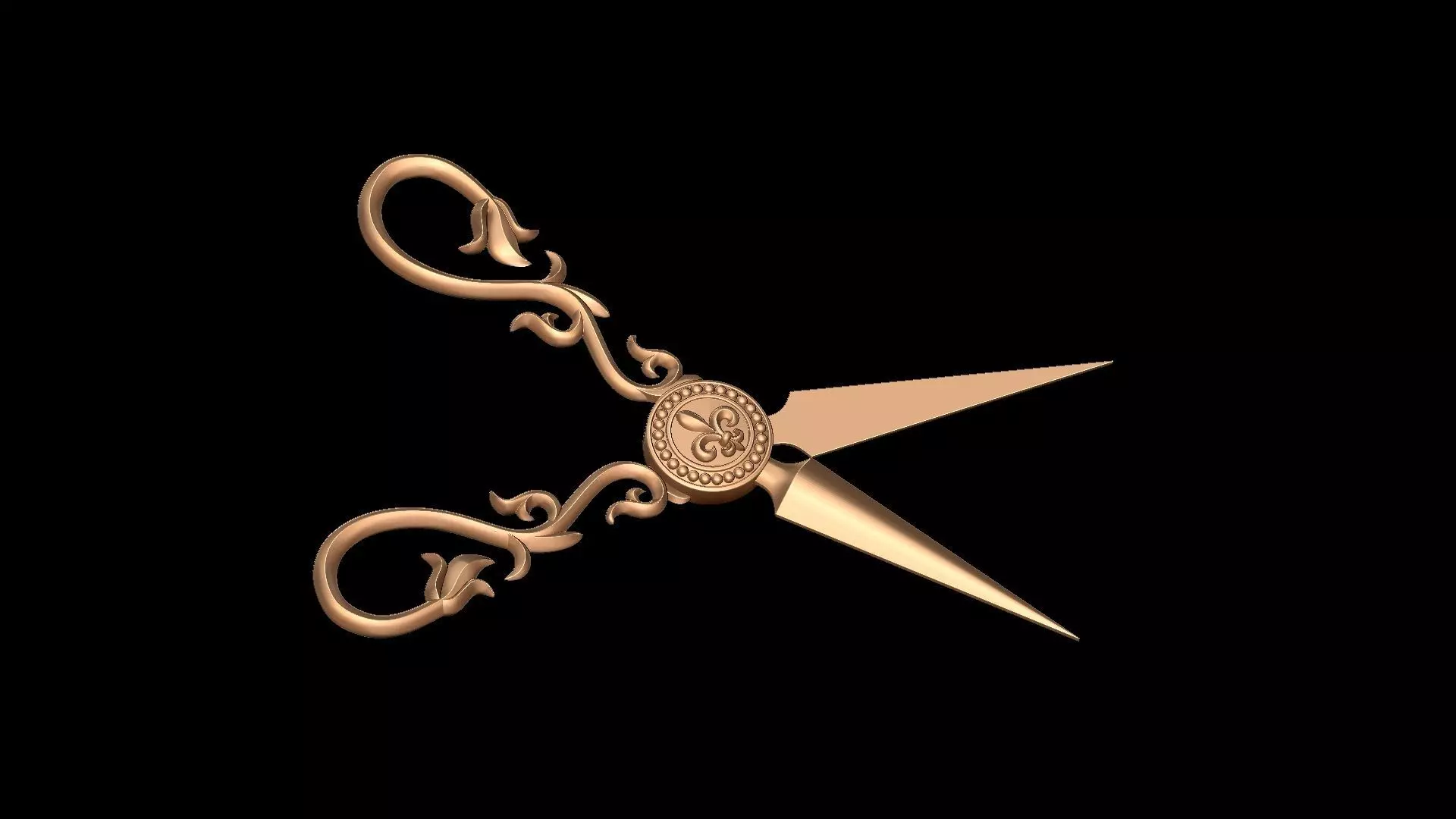 Scissors 3D print model_36
