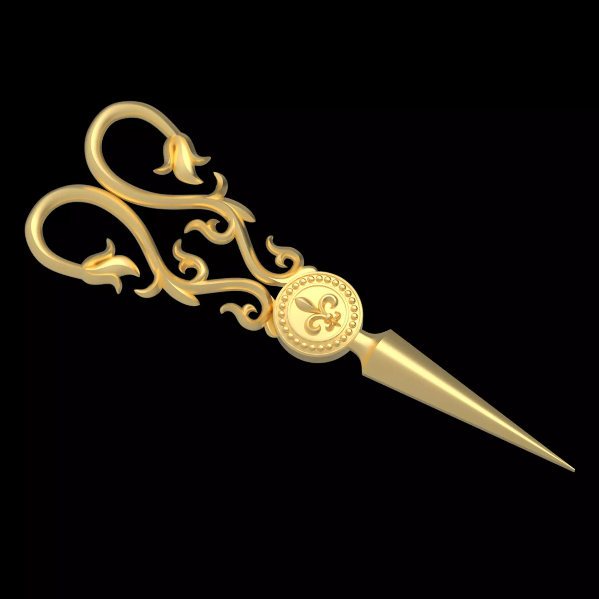 Scissors 3D print model_18