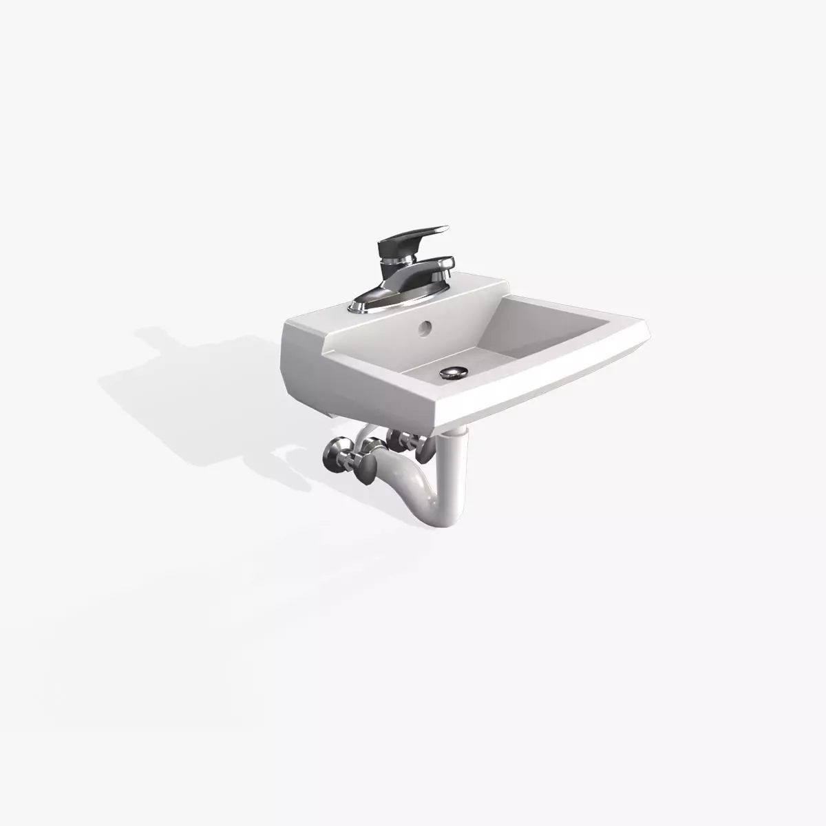 Basin Low-poly 3D model