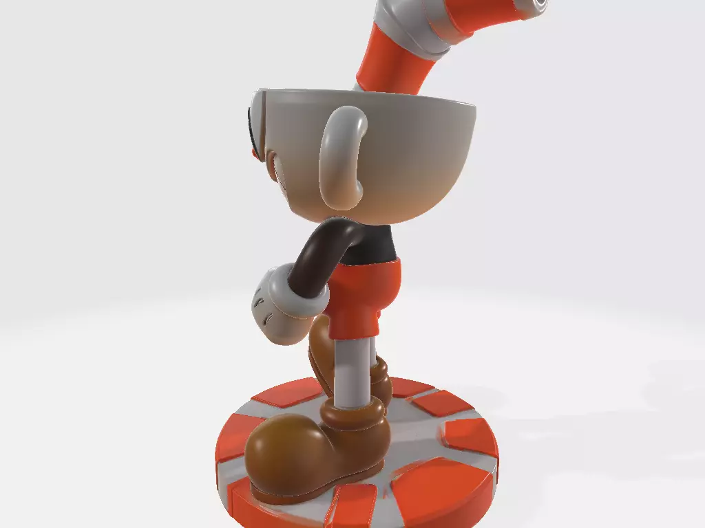 Cuphead Xicrinho 3D print model_2