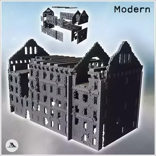 Ruined Gerhardt grain mill Stalingrad USSR 28 - World War Two Se