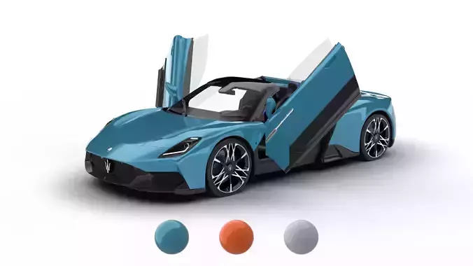 Maserati MCPura Cielo 2026 HQ 3d model