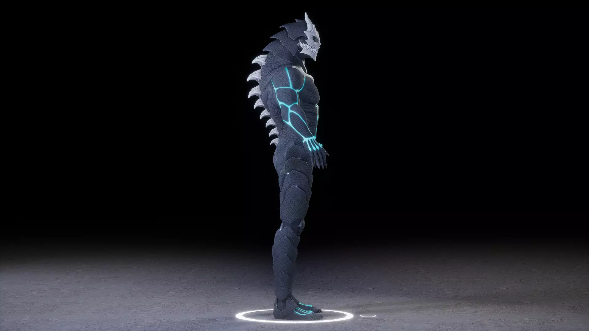 KAIJU No 8 Low-poly 3D model_8