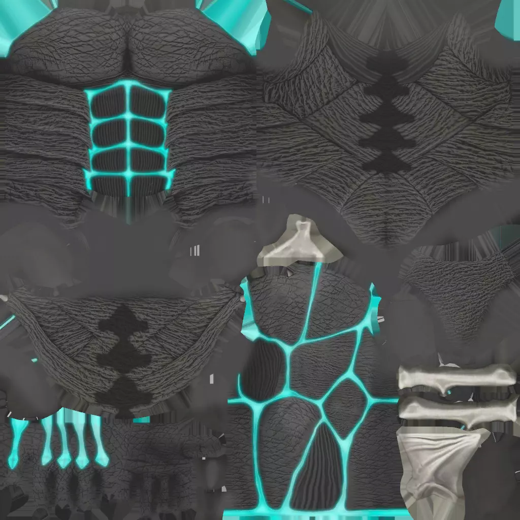 KAIJU No 8 Low-poly 3D model_22