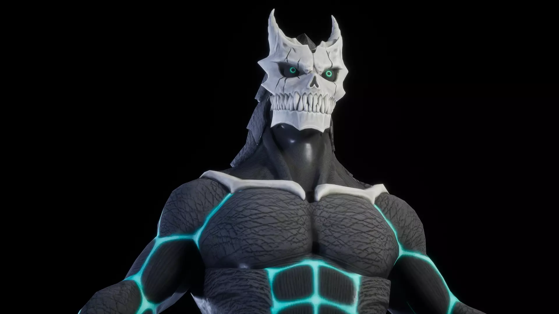 KAIJU No 8 Low-poly 3D model_0