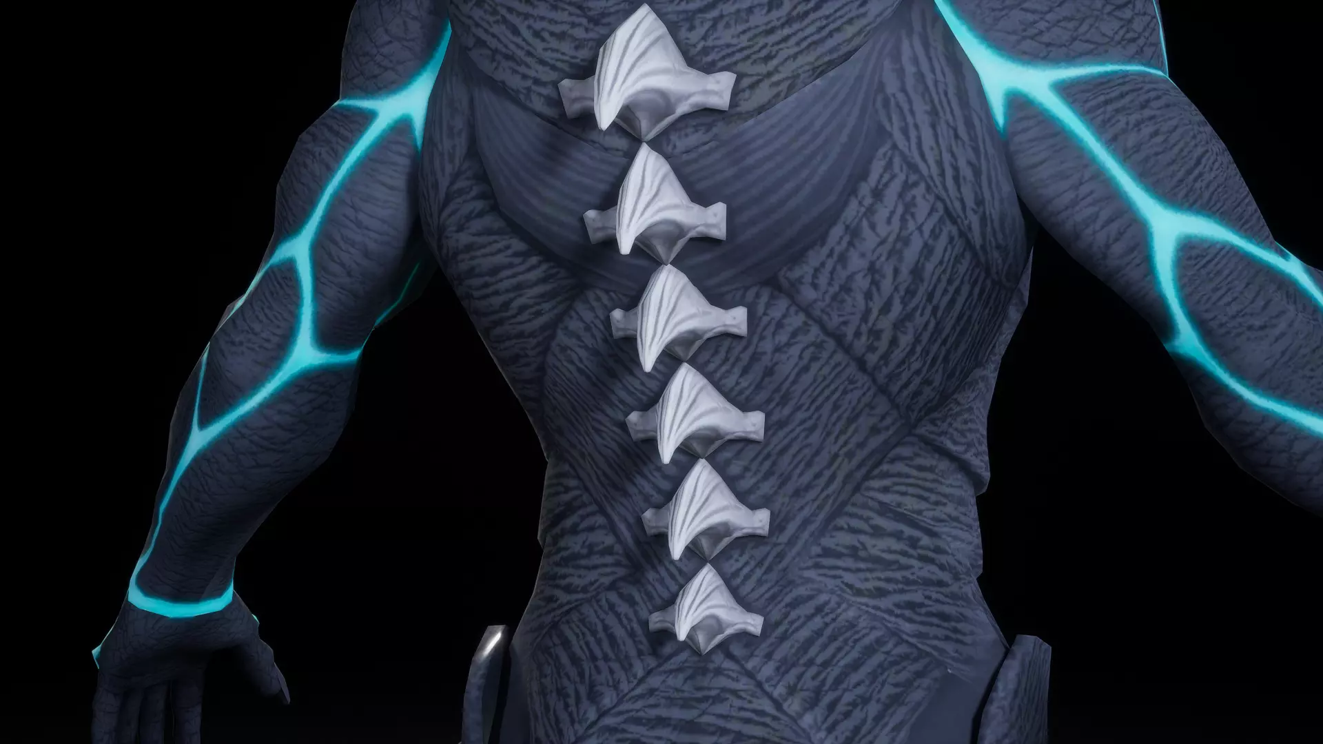 KAIJU No 8 Low-poly 3D model_15