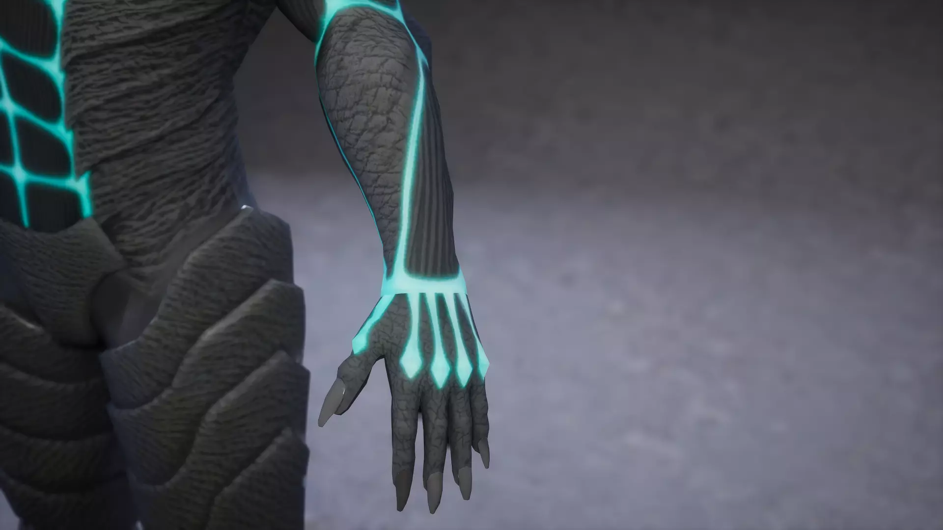 KAIJU No 8 Low-poly 3D model_6