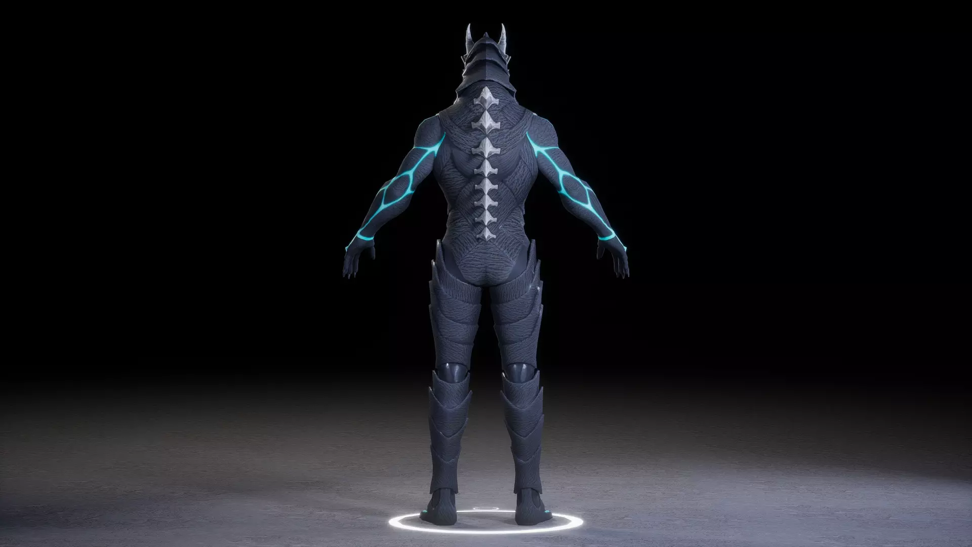 KAIJU No 8 Low-poly 3D model_4