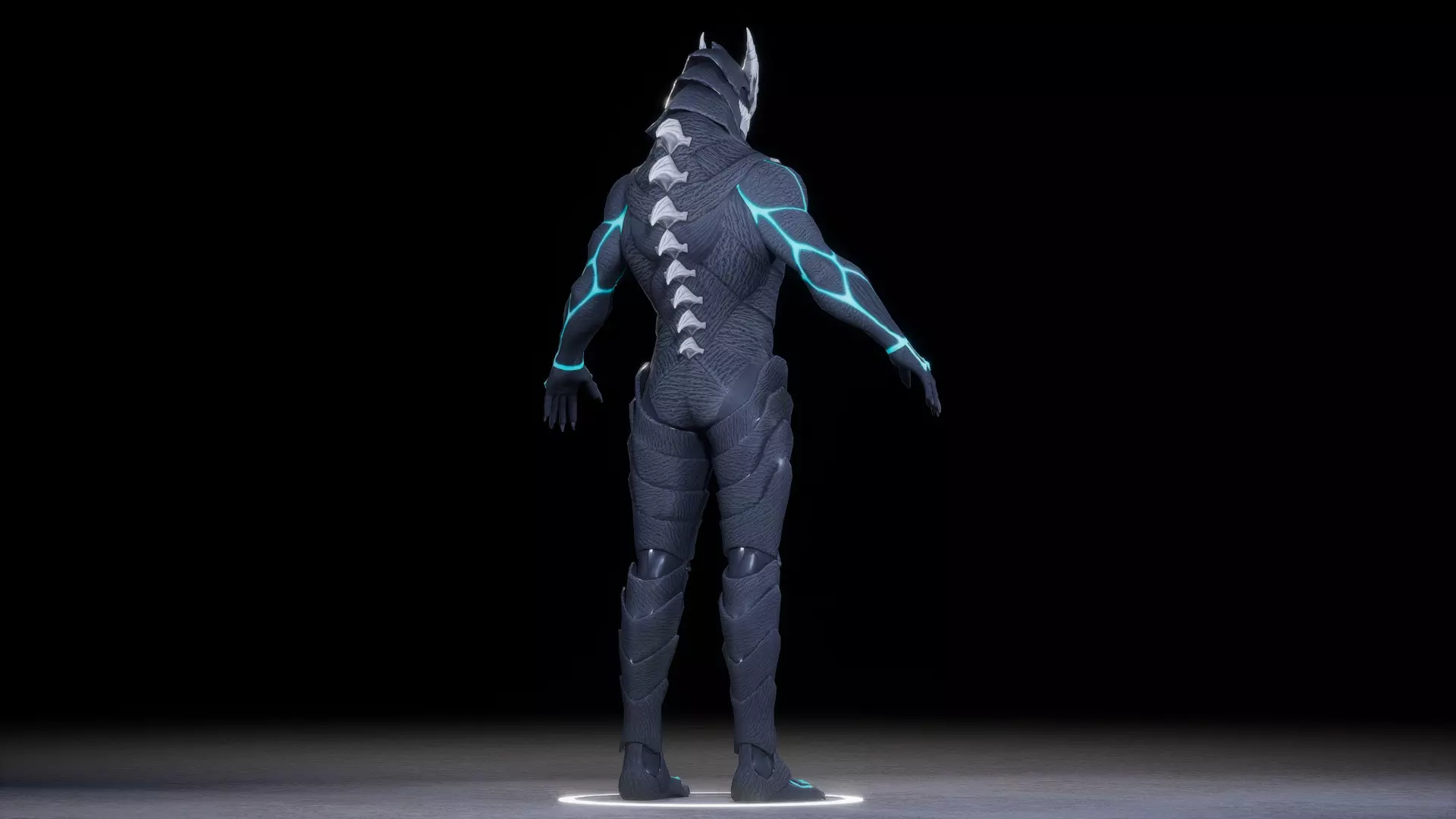 KAIJU No 8 Low-poly 3D model_12