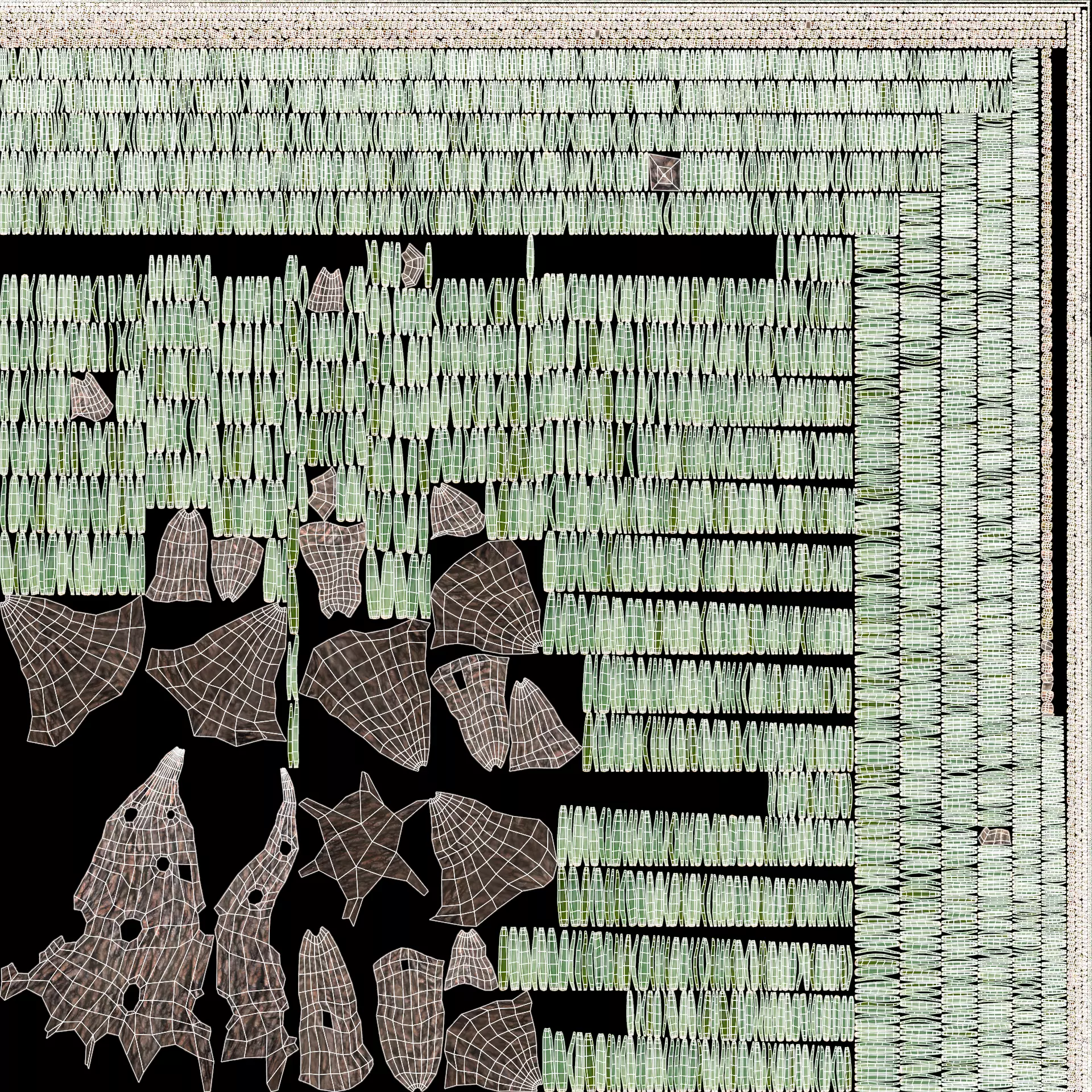 Stylized Pine Bonsai Tree Low-poly 3D model_7