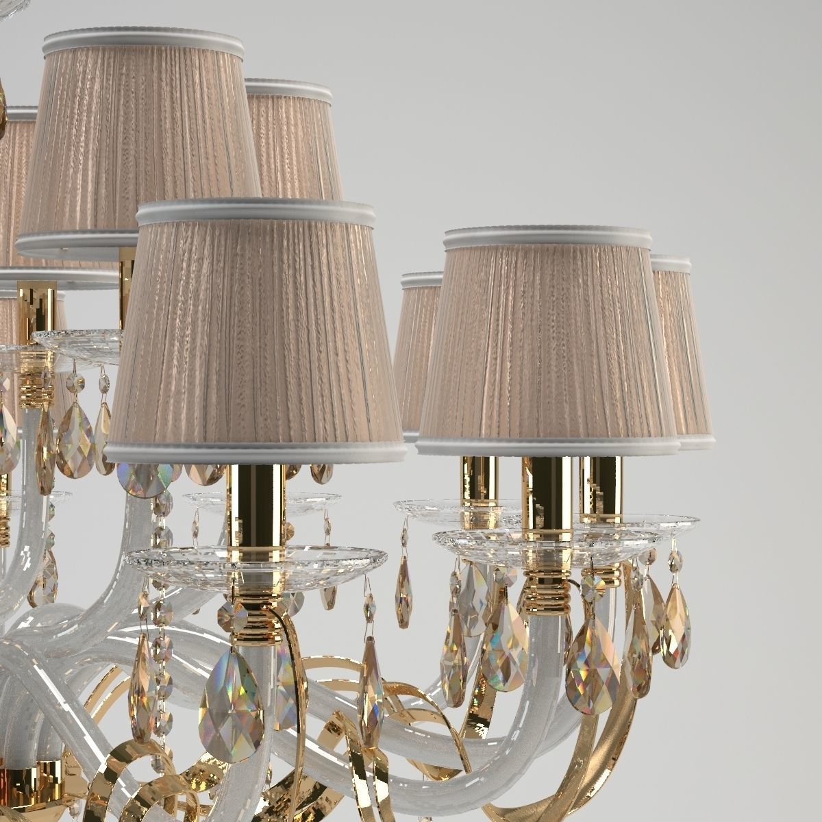 Chiaro Daniel Chandelier Luster 3D model_2
