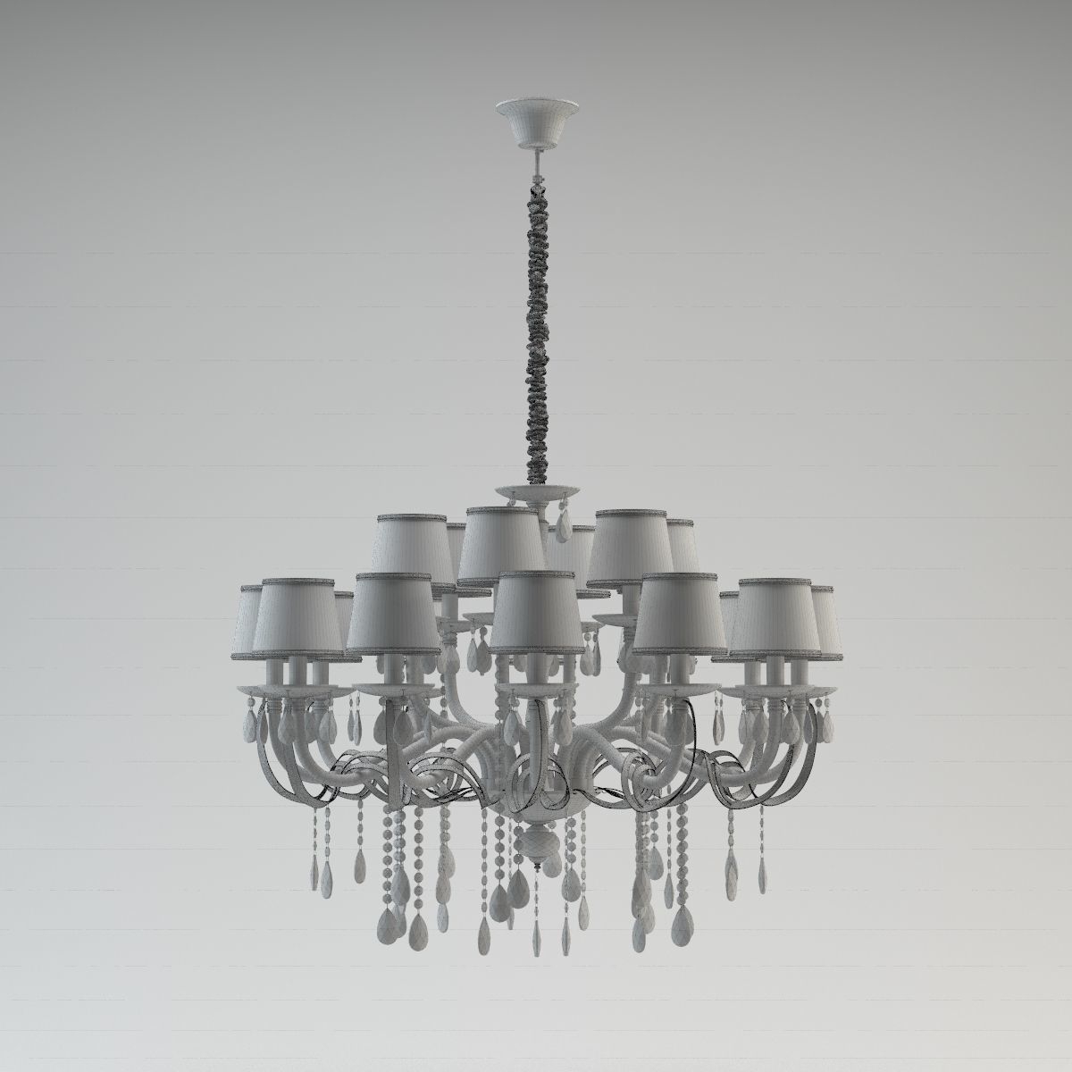 Chiaro Daniel Chandelier Luster 3D model_3