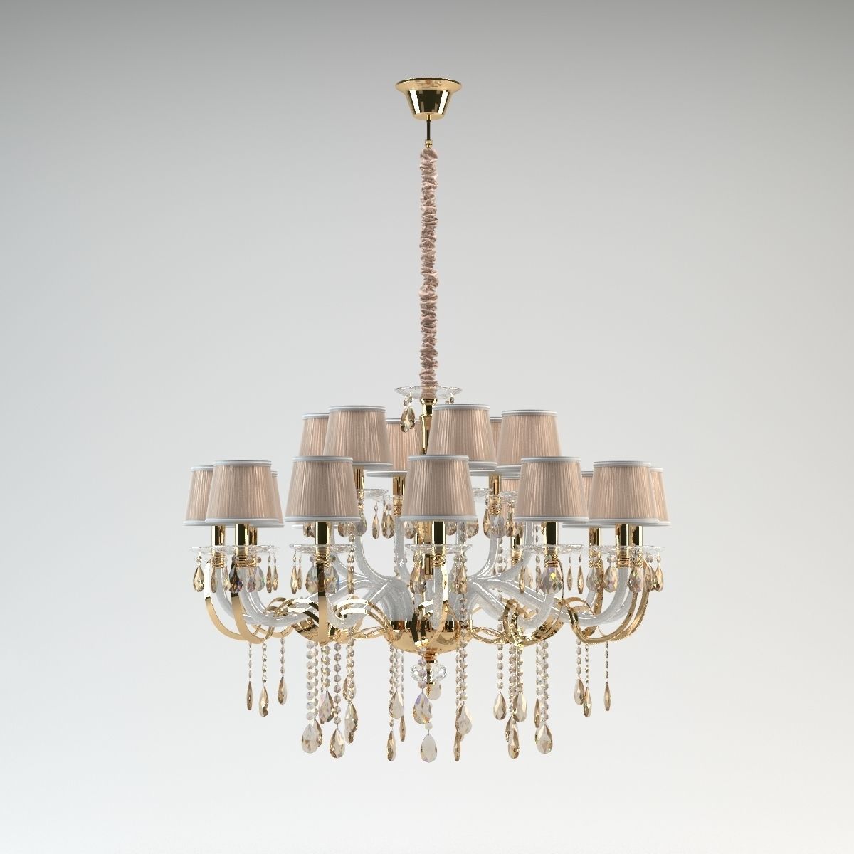 Chiaro Daniel Chandelier Luster 3D model_7