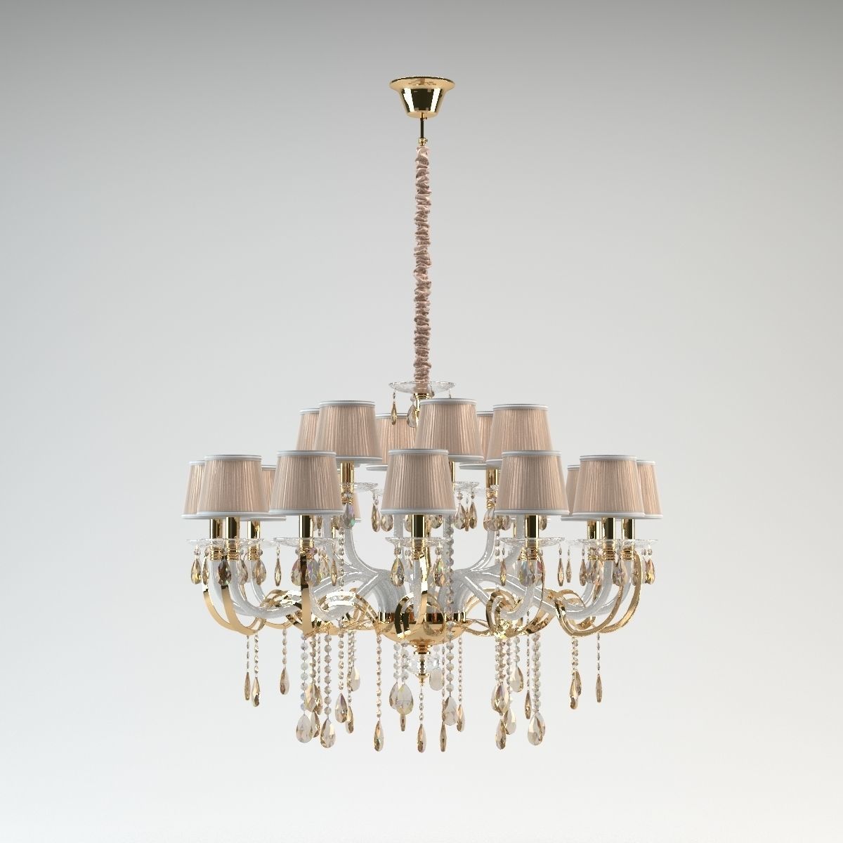 Chiaro Daniel Chandelier Luster 3D model_4