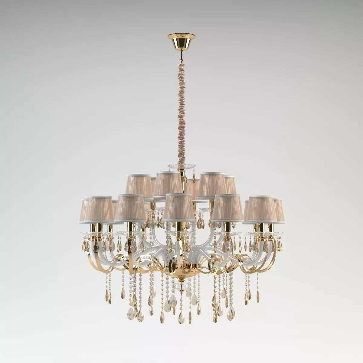 Chiaro Daniel Chandelier Luster 3D model_0