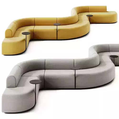 MDD Artico Sectional modular Sofa with Table