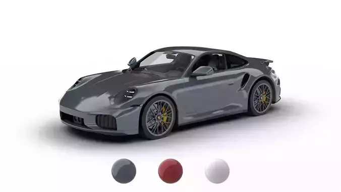 Porsche 911 Carrera Turbo S 2026 3d model