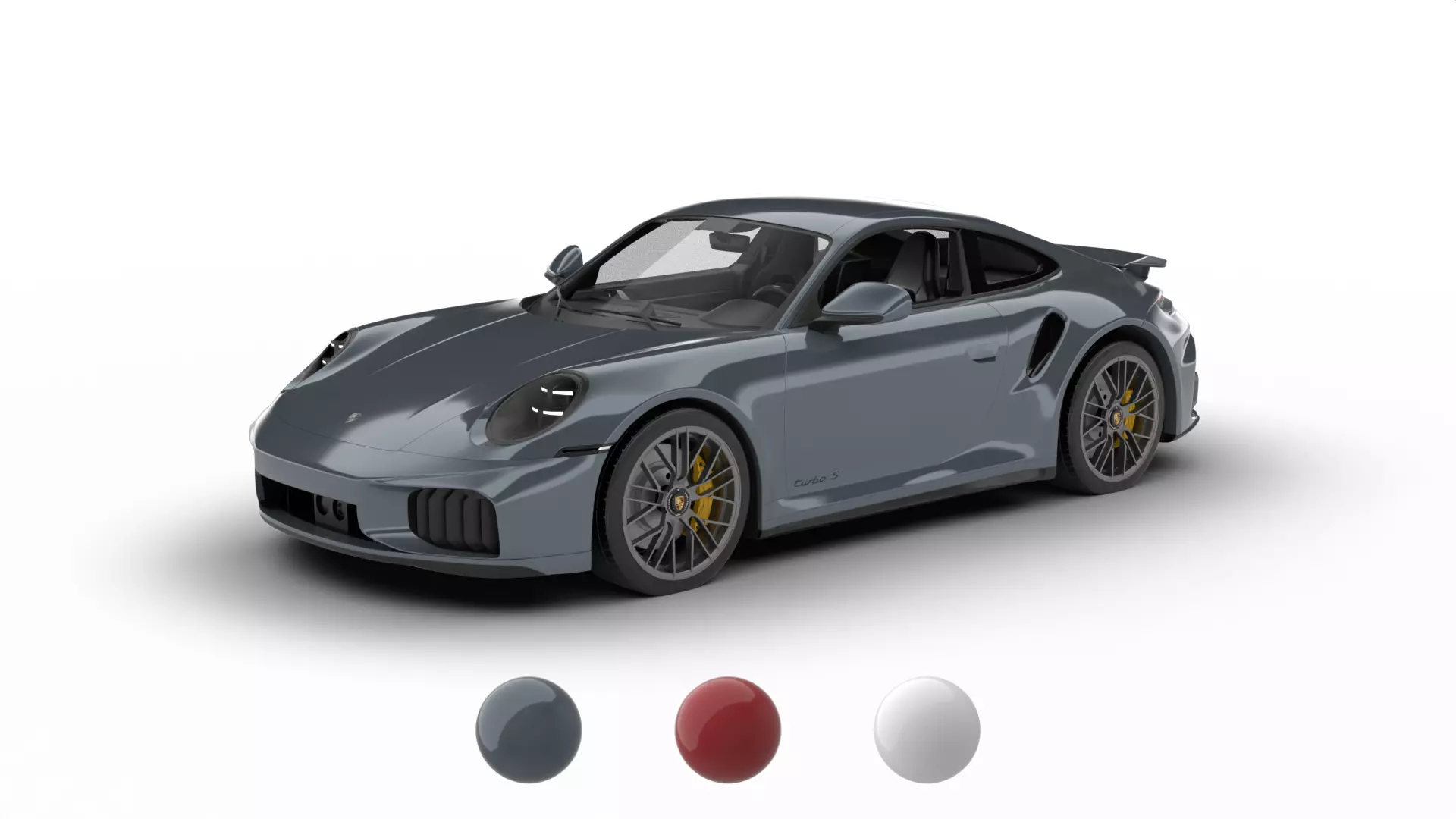 Porsche 911 Carrera Turbo S 2026 3d model 3D model