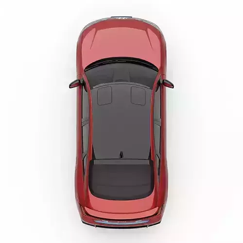 Hyundai IONIQ 6 N Inspired Low-poly 3D model 5