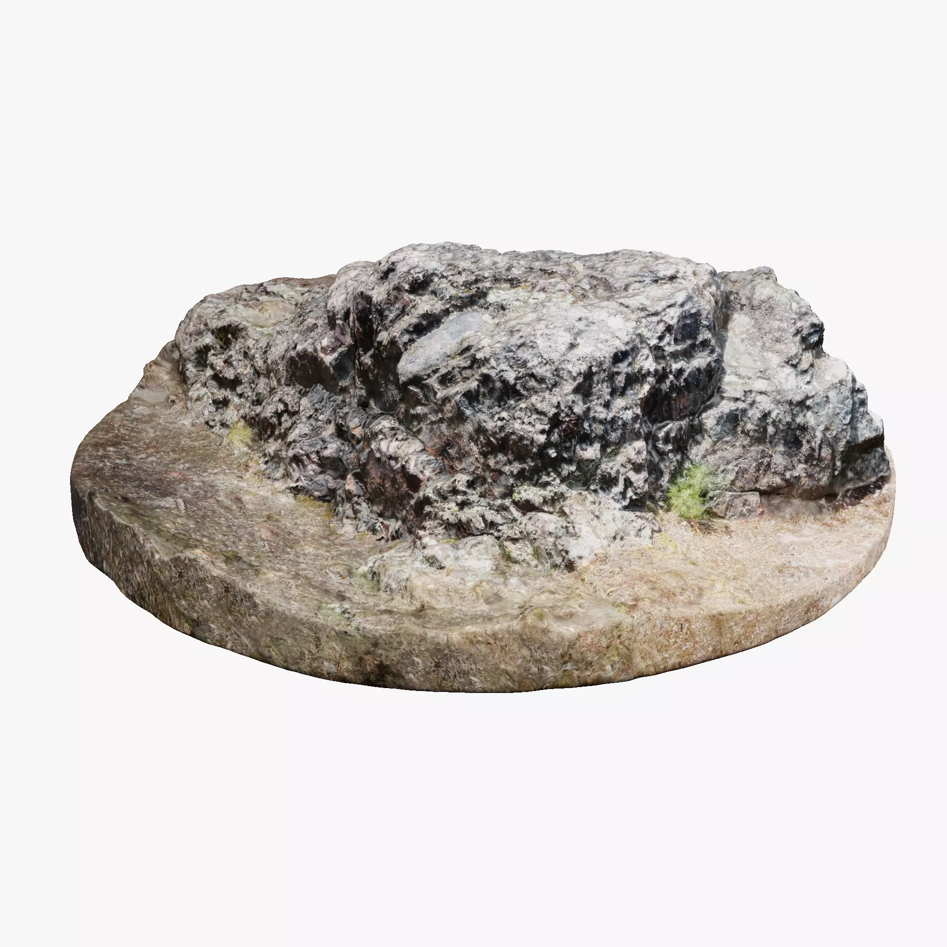 Rock V1 - Scanned Low-poly 3D model_13