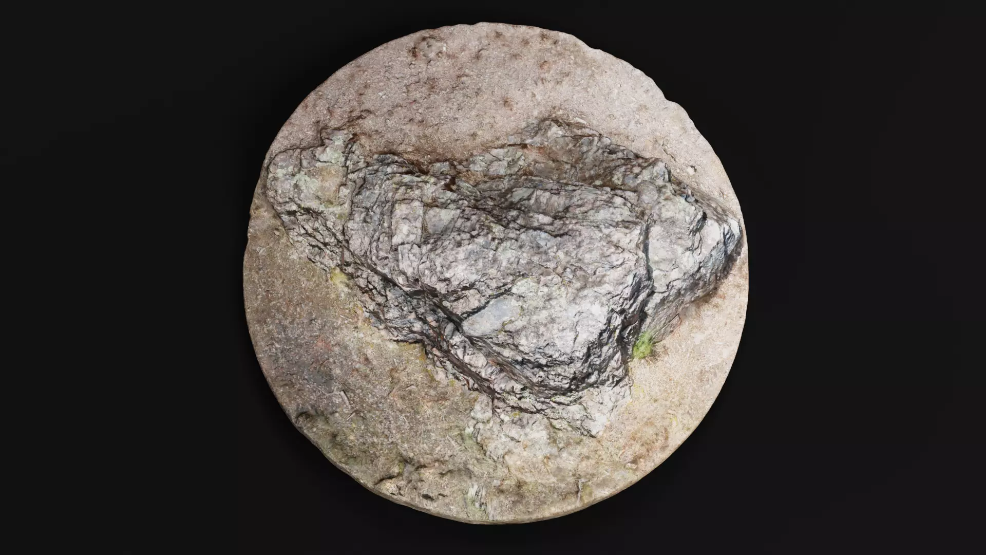 Rock V1 - Scanned Low-poly 3D model_7