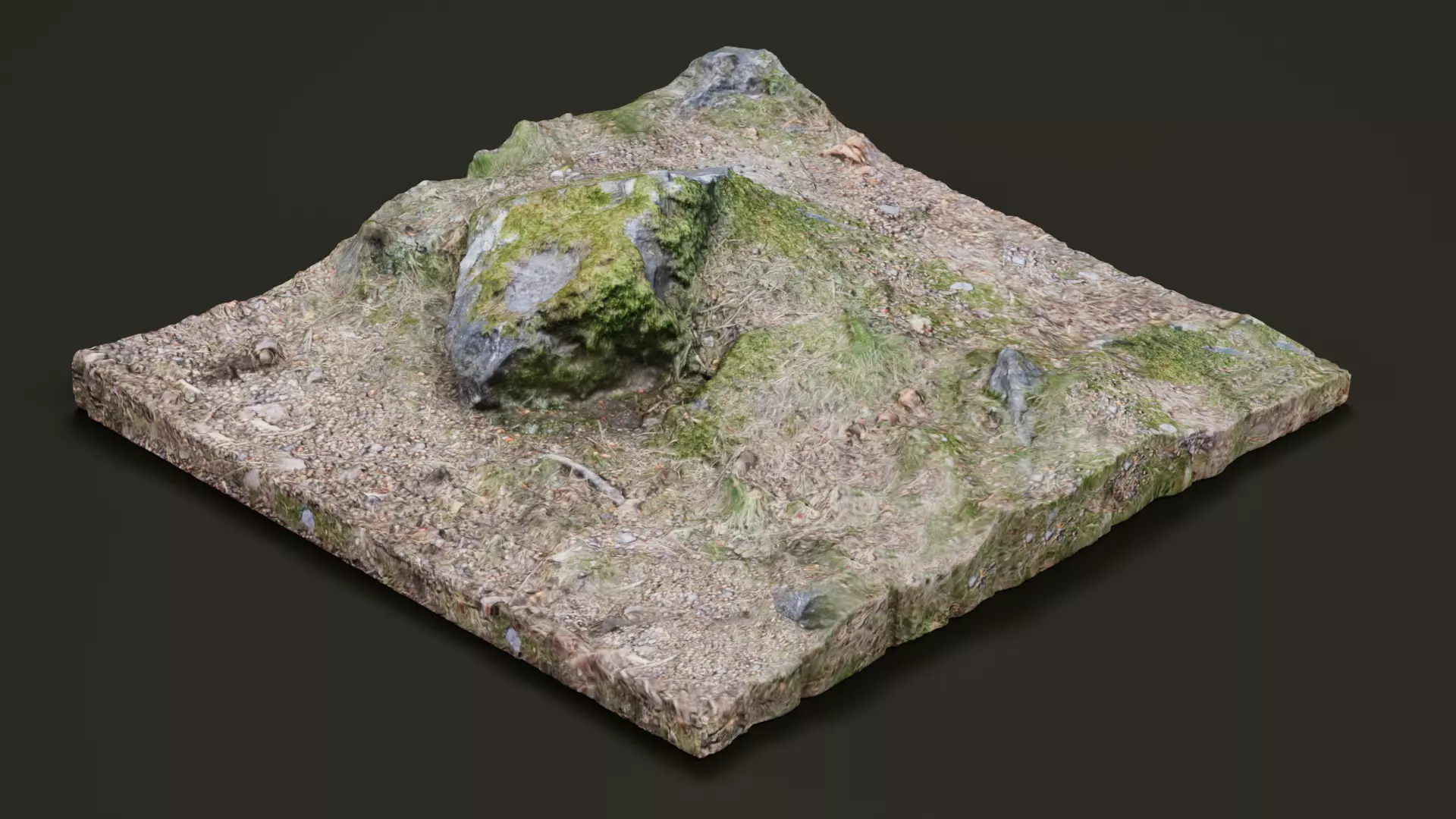 Rock V2 - Scanned Low-poly 3D model