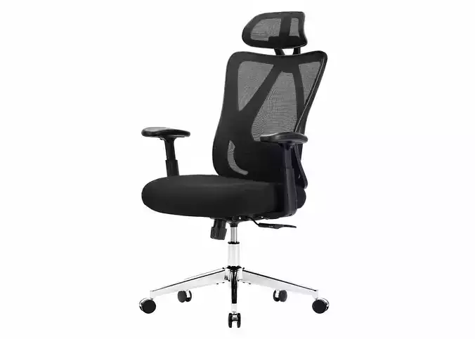 Office Mesh Chair 3D model 3