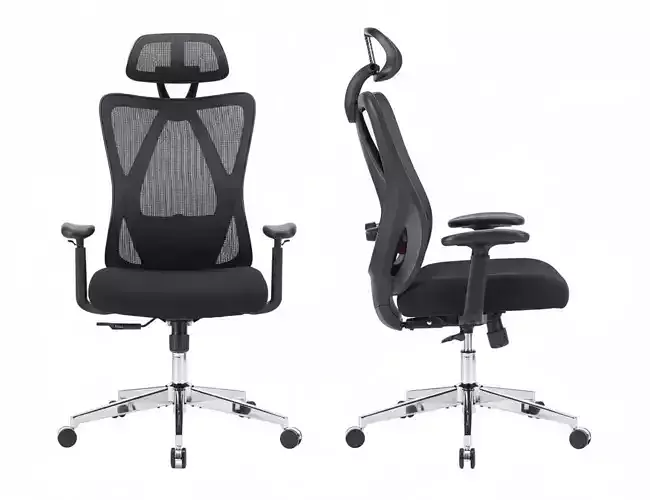Office Mesh Chair 3D model 2