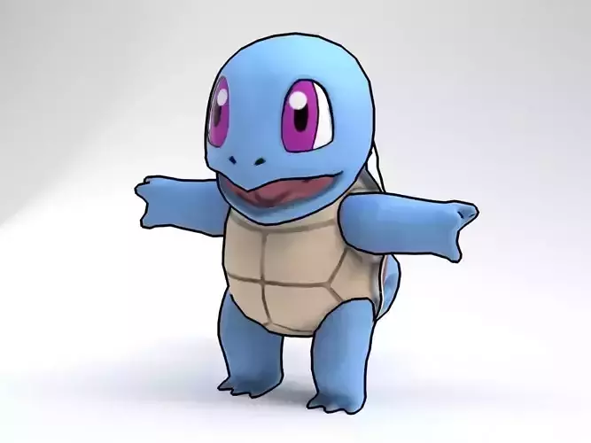 Squirtle Pokemon Rigged