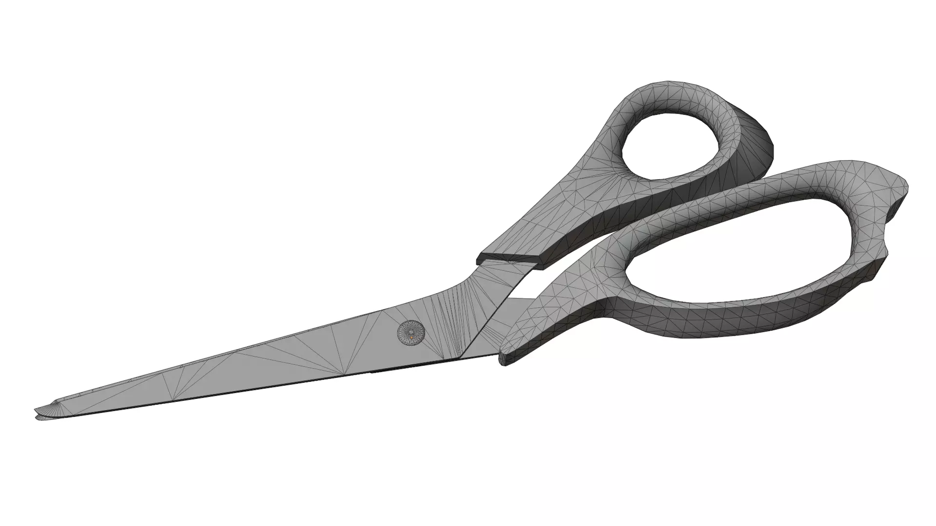 Scissor Low-poly 3D model_10