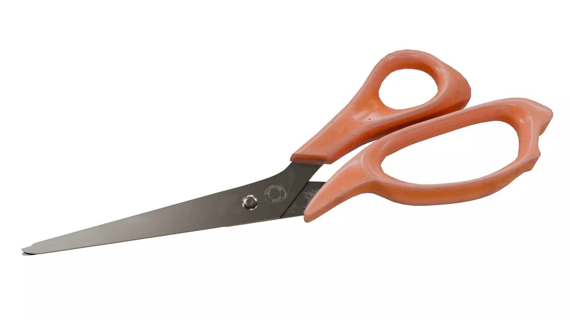 Scissor Low-poly 3D model_3