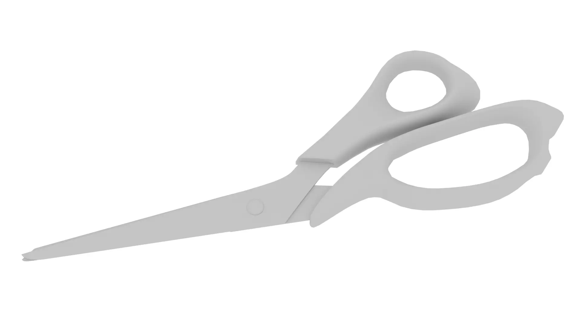 Scissor Low-poly 3D model_5